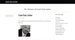Desktop Screenshot of frankviolaauthor.org